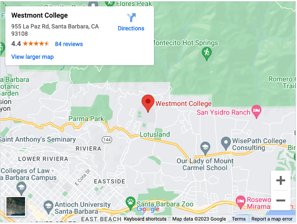 Directions NACCAP Annual Conference Westmont Google Map 